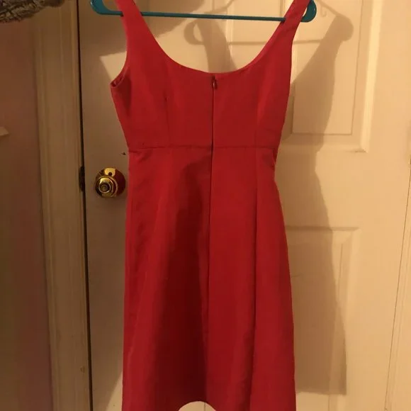 Vintage J.Crew Coral Pink Dress - Picture 2 of 2